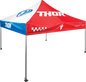 THOR Collapsible Canopy Top - 10' x 10' - Red/White/Blue 4030-0068