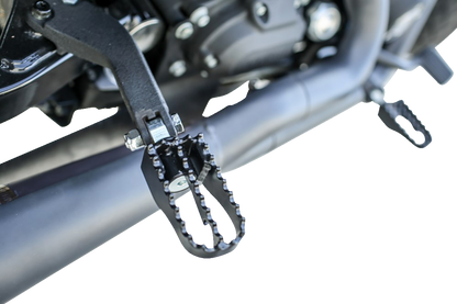 BURLY BRAND MX Mini Foot Pegs - Driver/Passenger - Black B13-1010B