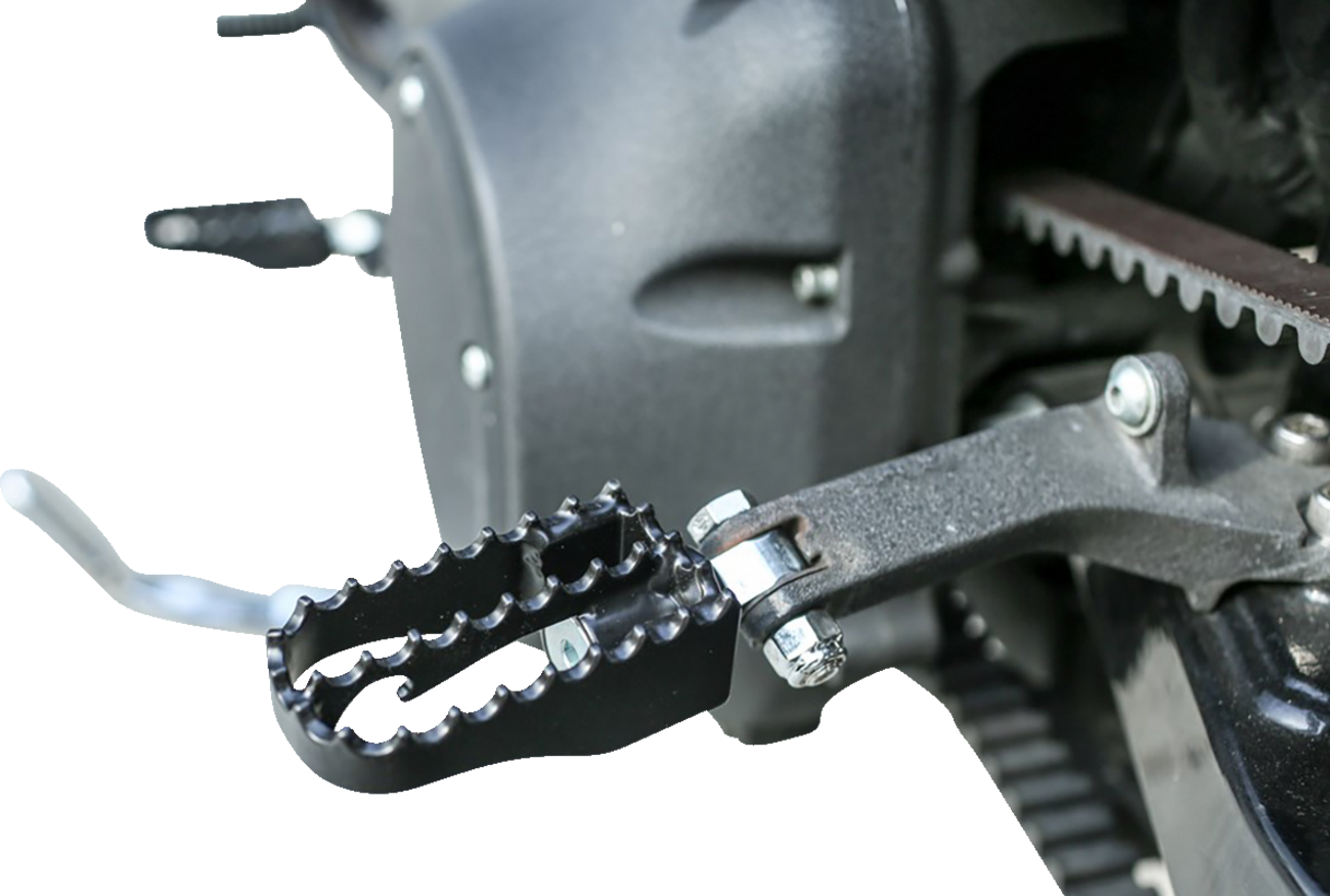 BURLY BRAND MX Mini Foot Pegs - Driver/Passenger - Black B13-1010B