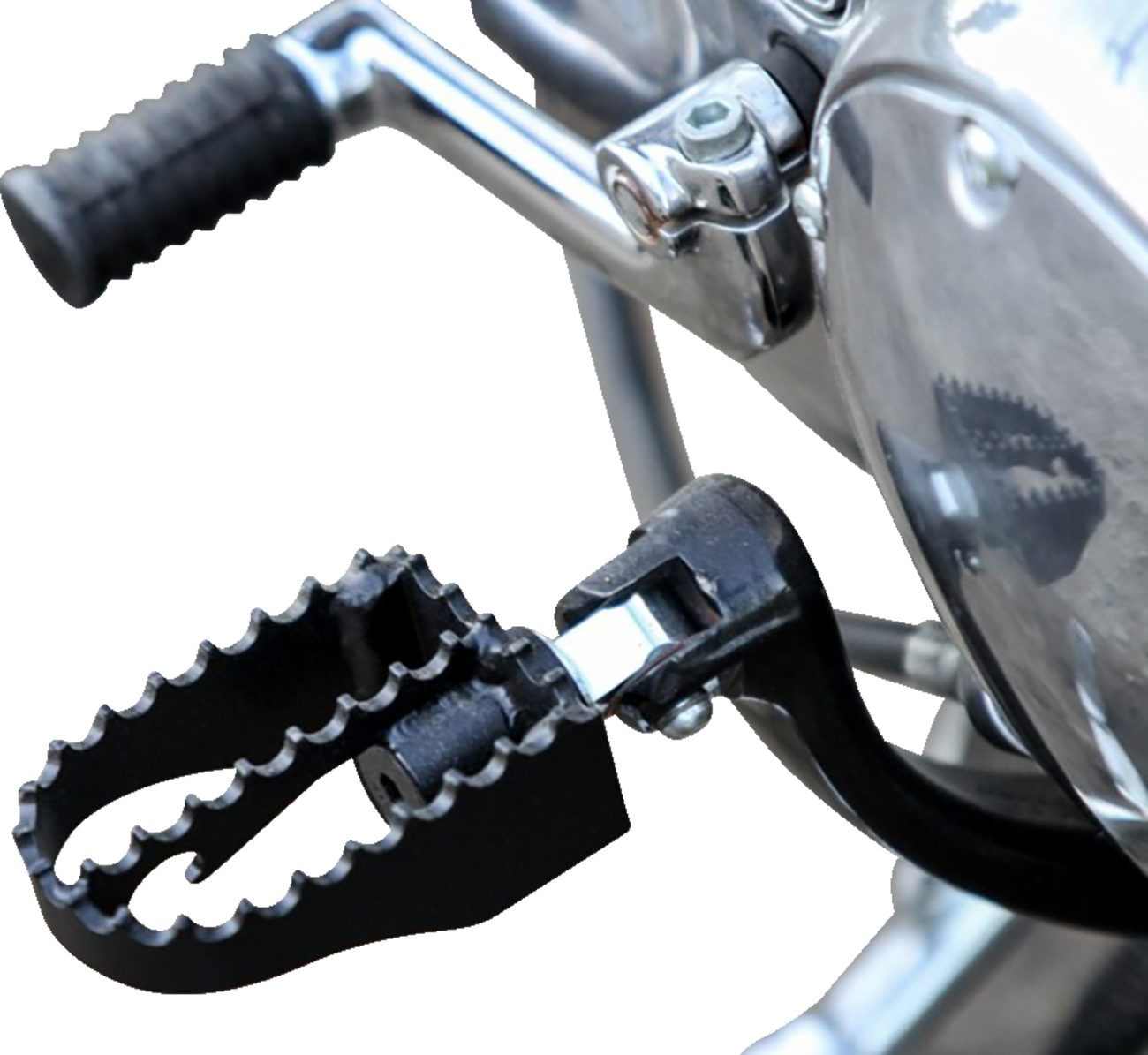 BURLY BRAND MX Foot Pegs - Driver/Passenger - Black B13-1009B