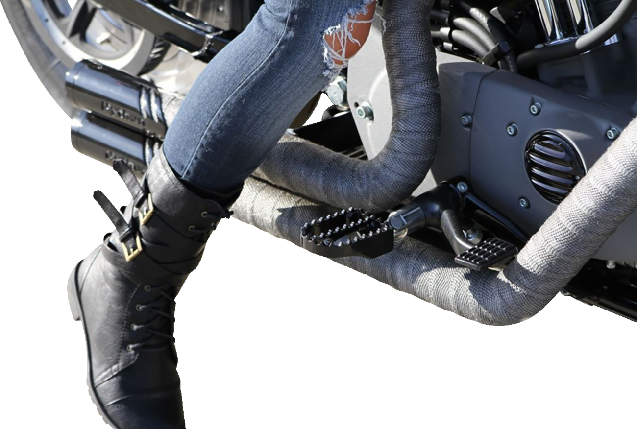 BURLY BRAND MX Foot Pegs - Driver/Passenger - Black B13-1009B