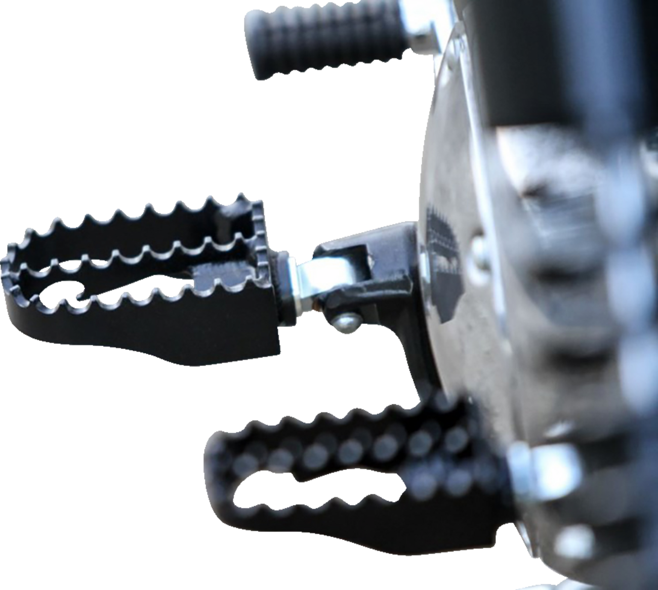 BURLY BRAND MX Foot Pegs - Driver/Passenger - Black B13-1009B