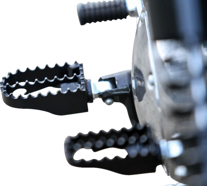 BURLY BRAND MX Foot Pegs - Driver/Passenger - Black B13-1009B