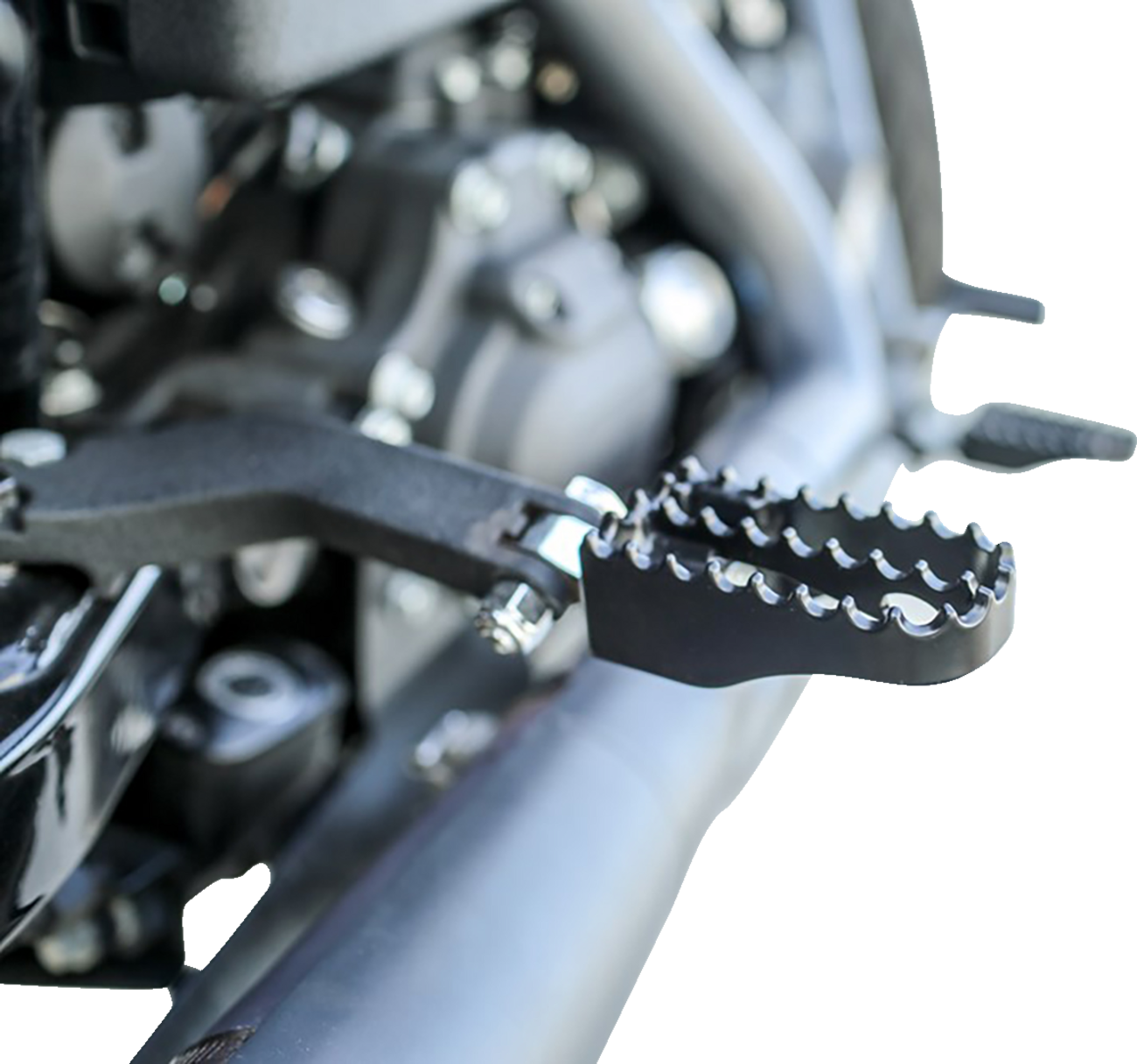 BURLY BRAND MX Mini Foot Pegs - Driver/Passenger - Black B13-1010B