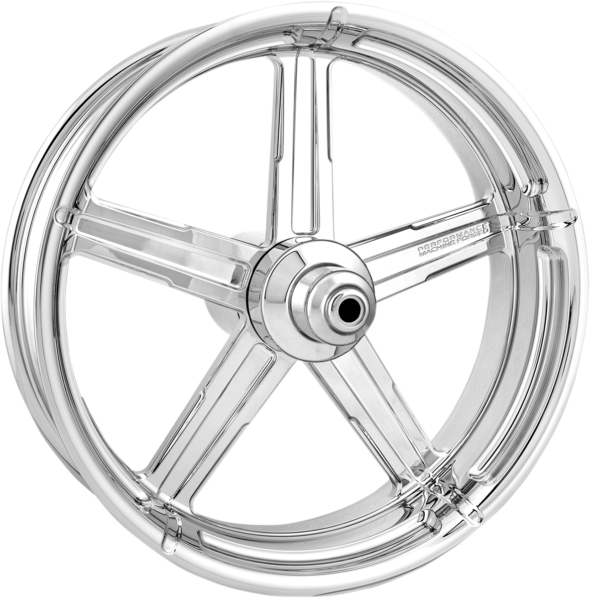 PERFORMANCE MACHINE (PM) Wheel - Formula - Front - Dual Disc/without ABS - Chrome - 21x3.5 - '08+ FL 1202-7106R-FRMAJ-CH