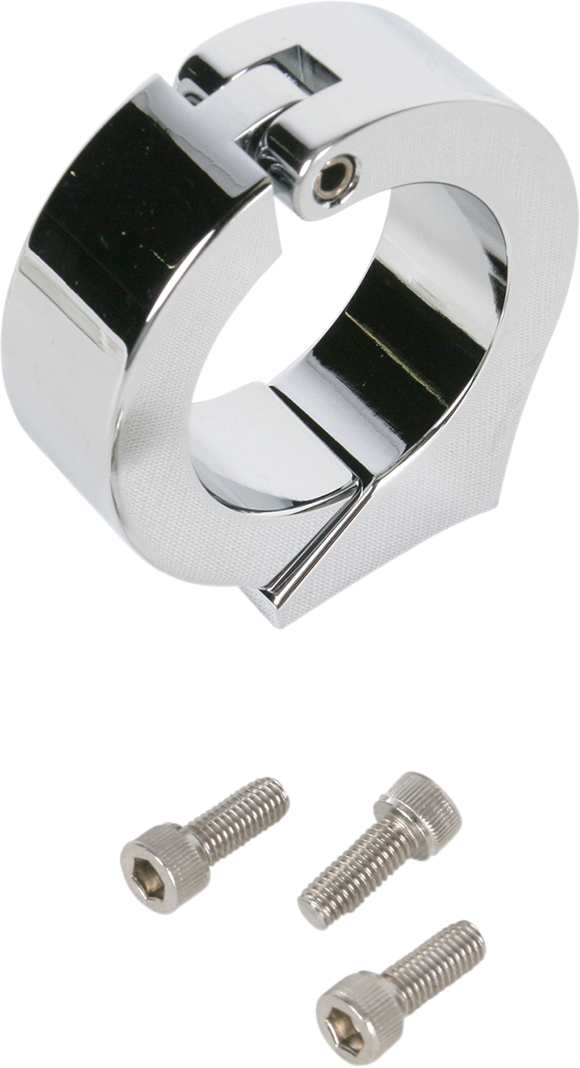 DAKOTA DIGITAL Clamp Mount - For 1.50" Handlebar - 3-3/8" Gauge Cup - Chrome BKT-3350