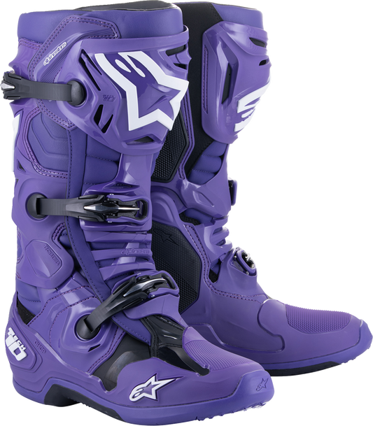 ALPINESTARS Tech 10 Boots - Purple/Black - US 9 / EU 43 2010020-394-9