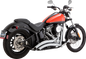VANCE & HINES 2-into-2 Big Radius Exhaust System - Chrome 26079