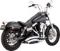VANCE & HINES 2-into-2 Big Radius Exhaust System - Chrome 26081