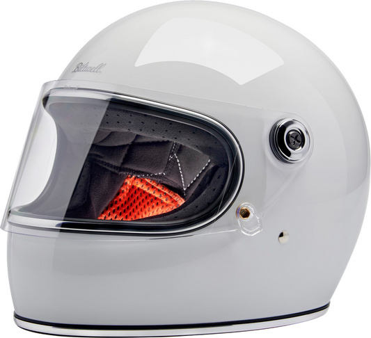 BILTWELL Gringo S Helmet - Gloss White - Medium 1003-104-503