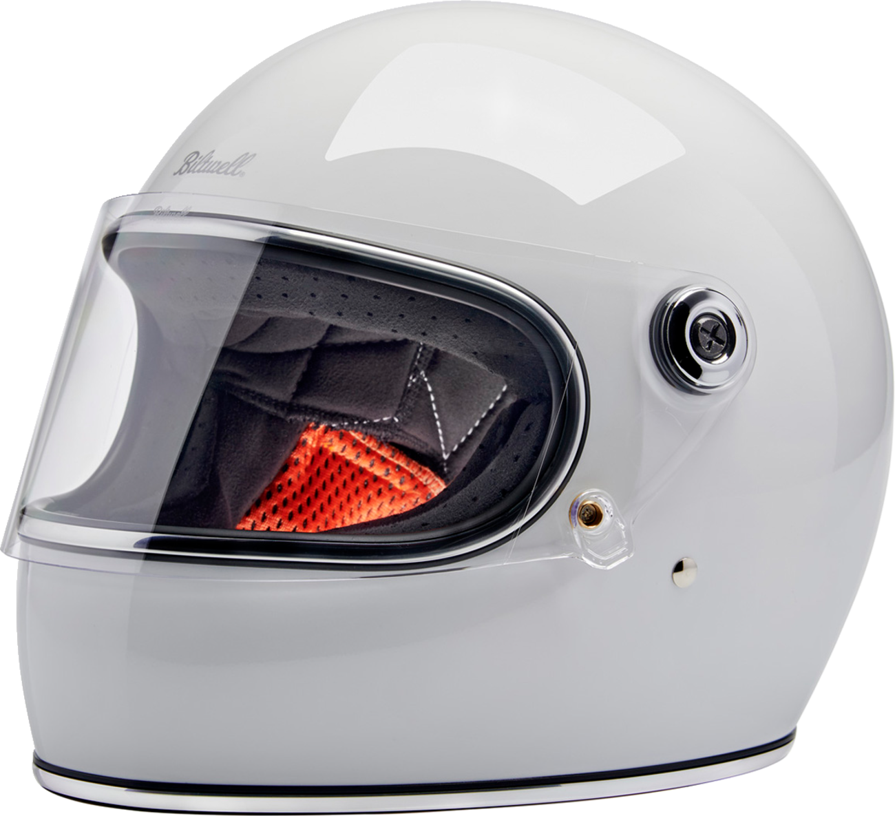 BILTWELL Gringo S Helmet - Gloss White - Small 1003-104-502