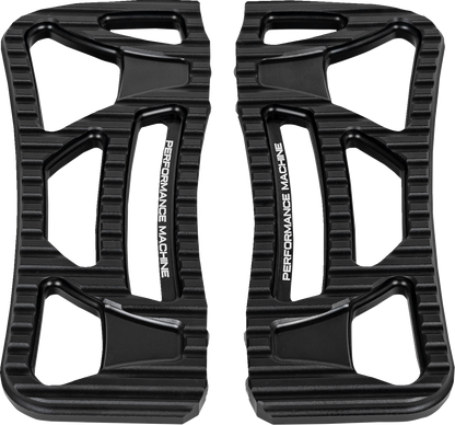 PERFORMANCE MACHINE (PM) Drifter Floorboards - Rider - Black Ops - FL 0036-1025-SMB