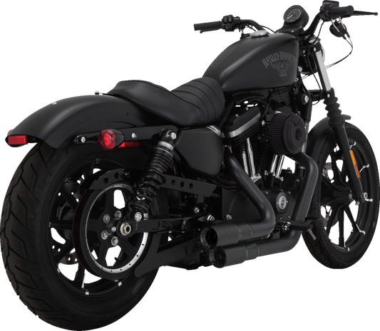 VANCE & HINES Mini Grenades Exhaust System - Matte Black 46884