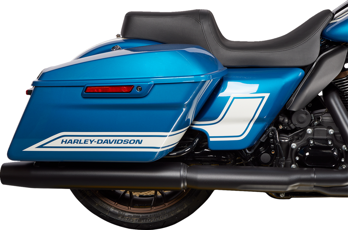 DRAG SPECIALTIES SEATS Predator 1Up Seat - Vinyl - Black - Smooth - FLH '08-'23 0801-1480