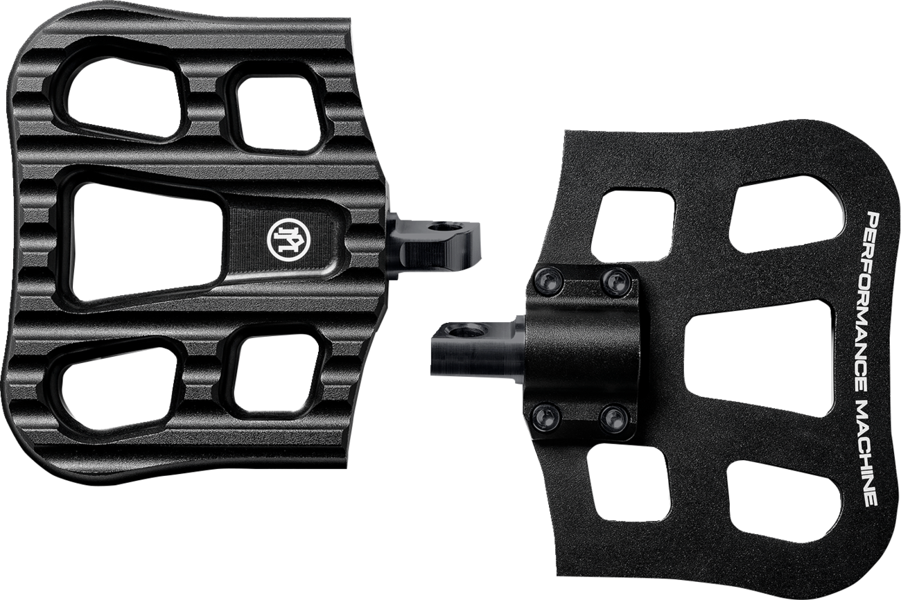 PERFORMANCE MACHINE (PM) Drifter Floorboards - Passenger - Black Ops - FL 0036-1026-SMB