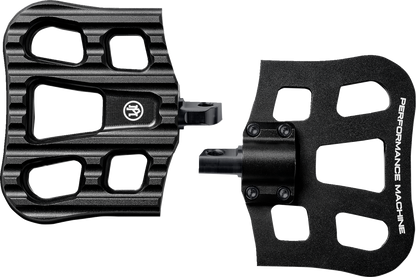 PERFORMANCE MACHINE (PM) Drifter Floorboards - Passenger - Black Ops - FL 0036-1026-SMB
