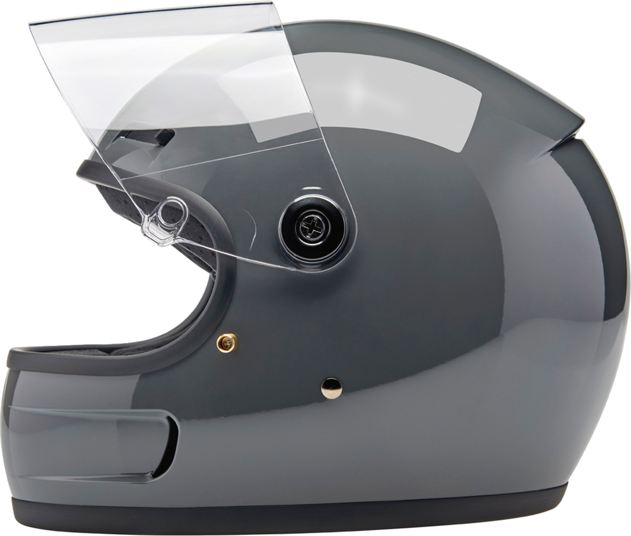 BILTWELL Gringo SV Helmet - Gloss Storm Gray - Large 1006-109-504