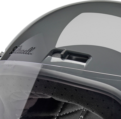 BILTWELL Gringo SV Helmet - Gloss Storm Gray - Small 1006-109-502