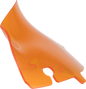 KLOCK WERKS Kolor Flare® Windshield - 4" - Orange - '14-'25 FLH/FLHT/FLHX KWW-01-0675