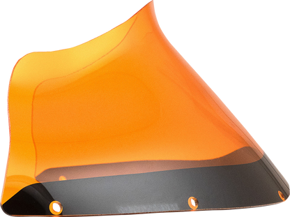 KLOCK WERKS Kolor Flare® Windshield - 9" - Orange - FXRP KWW-02-0612