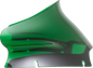 KLOCK WERKS Kolor Flare® Windshield - 6" - Green - '15-'25 FLTR KWW-01-0664