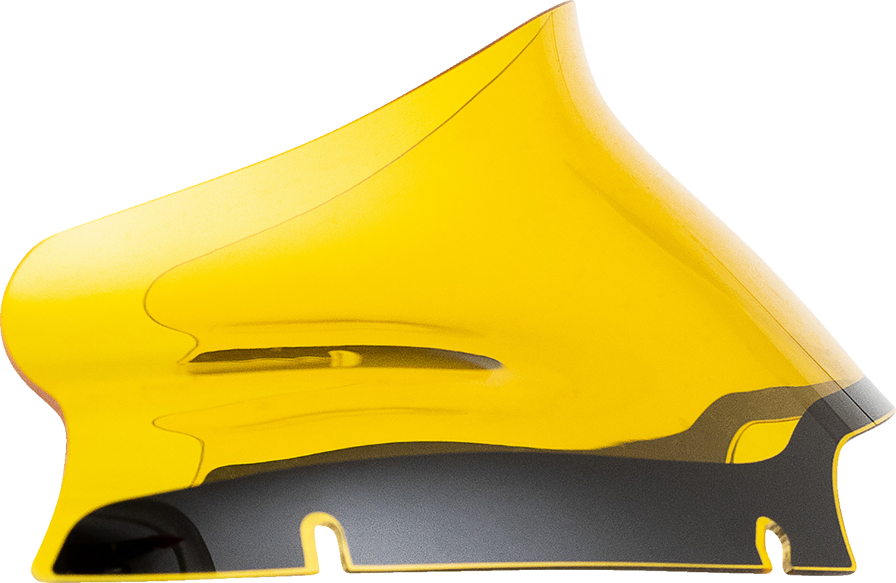 KLOCK WERKS Kolor Flare® Windshield - 6" - Yellow - '15-'25 FLTR KWW-01-0662