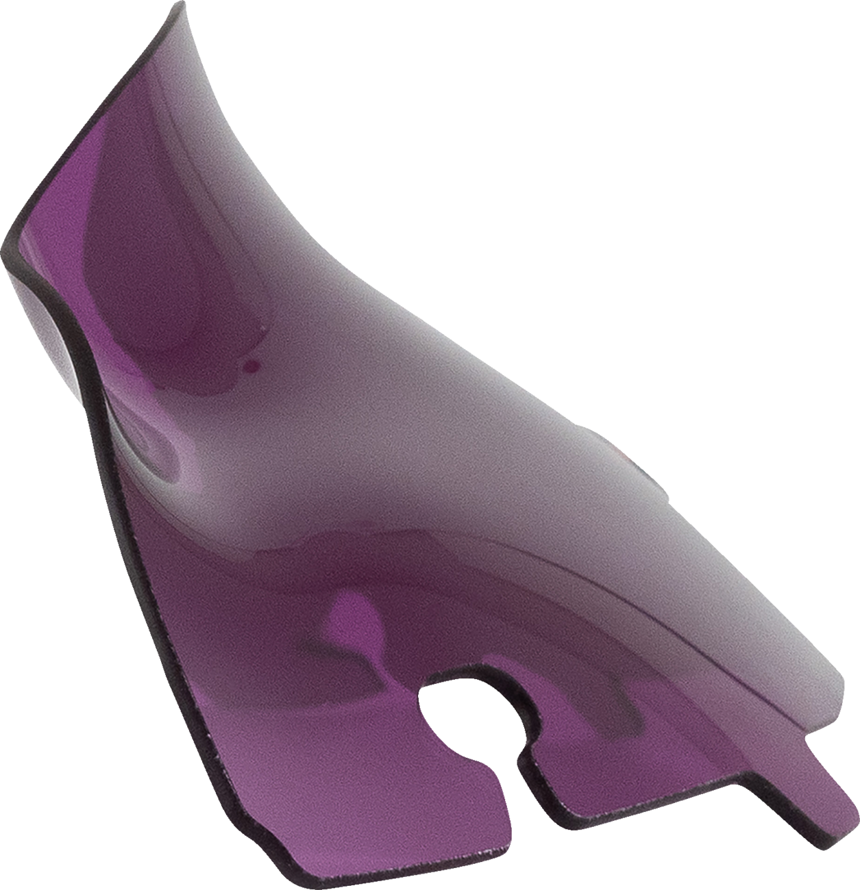 KLOCK WERKS Kolor Flare® Windshield - 4" - Purple - '14-'25 FLH/FLHT/FLHX KWW-01-0680
