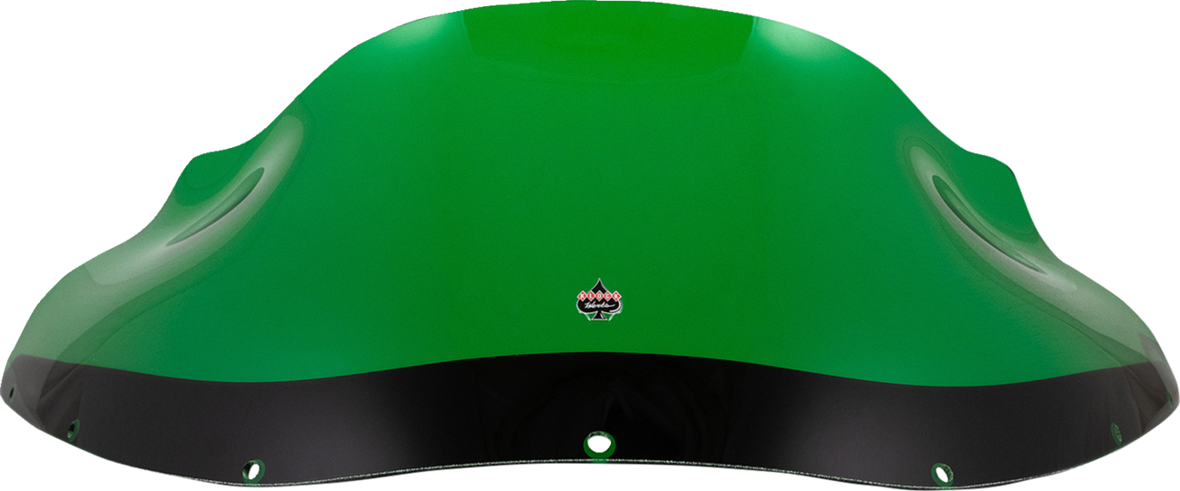 KLOCK WERKS Kolor Flare® Windshield - 9" - Green - FXRP KWW-02-0613