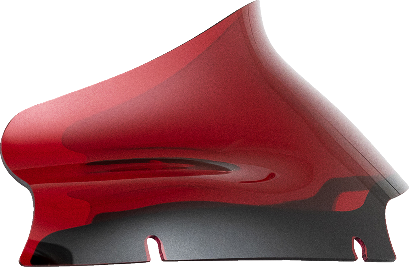 KLOCK WERKS Kolor Flare® Windshield - 6" - Red - '15-'25 FLTR KWW-01-0663
