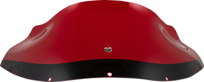 KLOCK WERKS Kolor Flare® Windshield - 9" - Red - FXRP KWW-02-0614