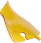 KLOCK WERKS Kolor Flare® Windshield - 4" - Yellow - '14-'25 FLH/FLHT/FLHX KWW-01-0676