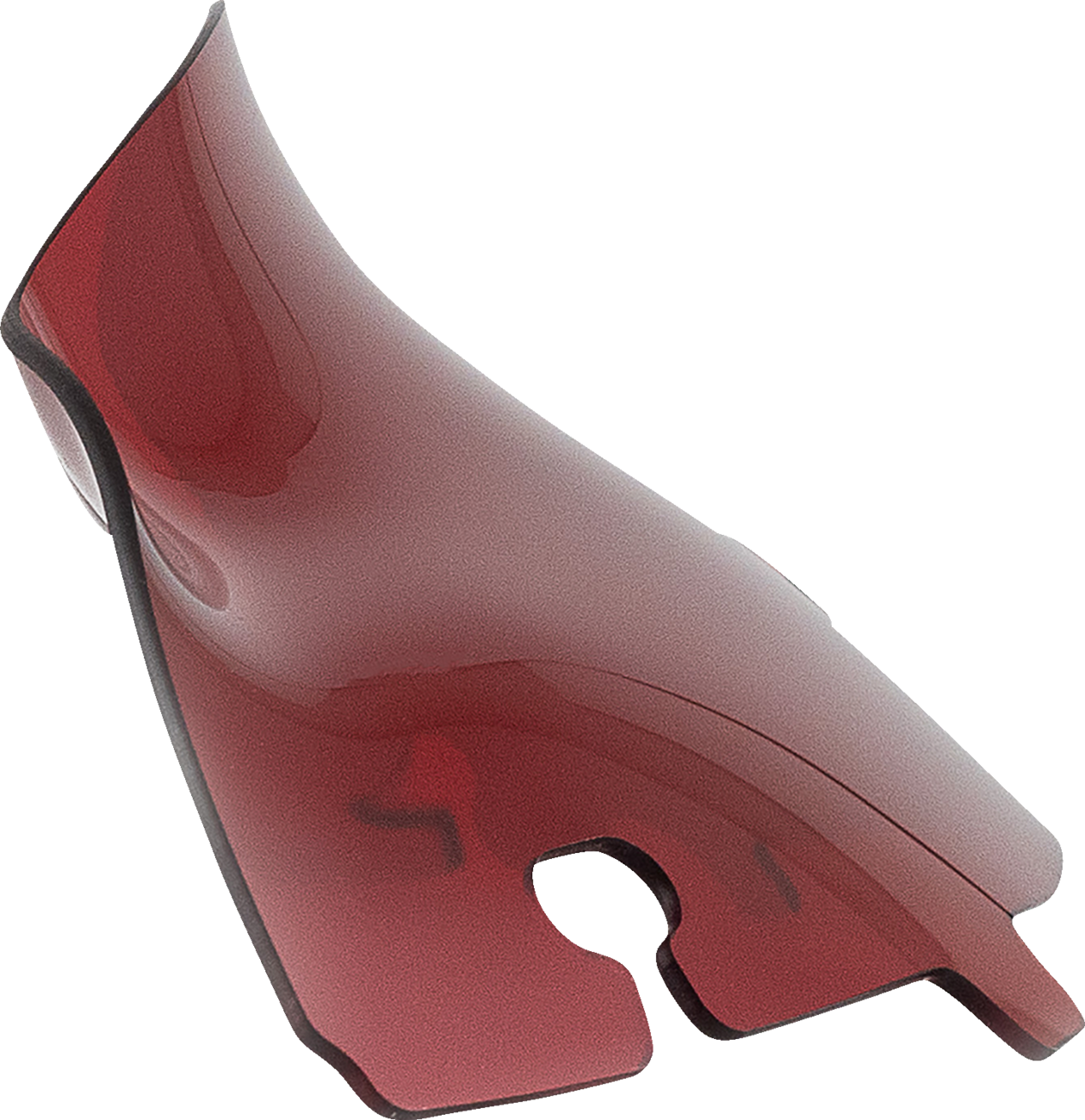 KLOCK WERKS Kolor Flare® Windshield - 4" - Red - '14-'25 FLH/FLHT/FLHX KWW-01-0677