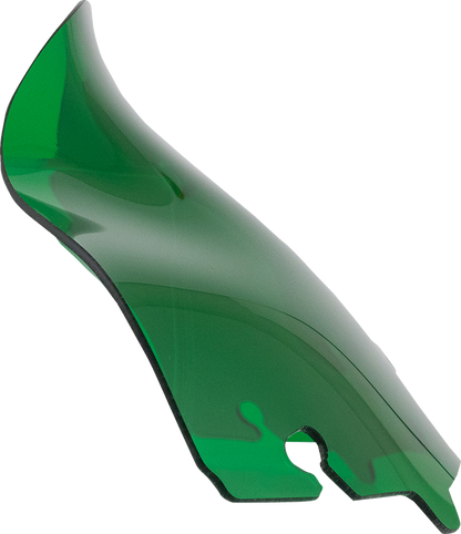 KLOCK WERKS Kolor Flare® Windshield - 6-1/2" - Green - '14-'25 FLH/FLHT/FLHX KWW-01-0685