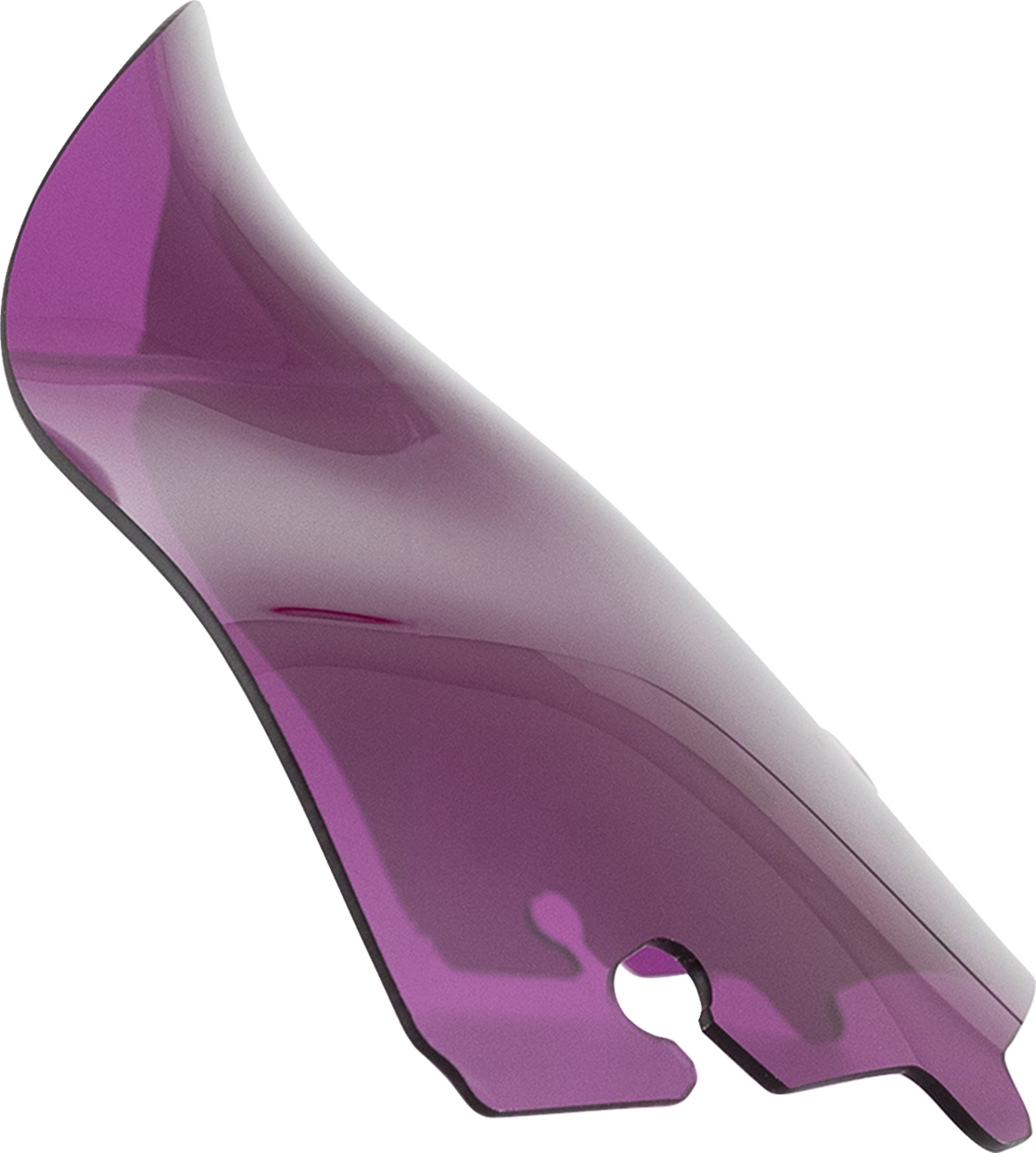 KLOCK WERKS Kolor Flare® Windshield - 6-1/2" - Purple - '14-'25 FLH/FLHT/FLHX KWW-01-0687