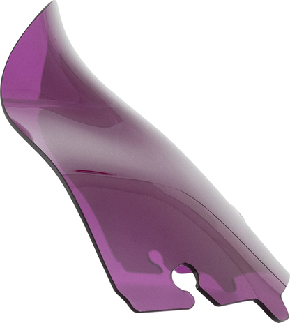 KLOCK WERKS Kolor Flare® Windshield - 6-1/2" - Purple - '14-'25 FLH/FLHT/FLHX KWW-01-0687