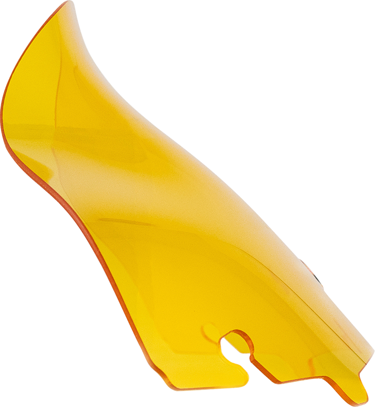 KLOCK WERKS Kolor Flare® Windshield - 6-1/2" - Yellow - '14-'25 FLH/FLHT/FLHX KWW-01-0683