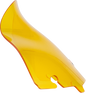 KLOCK WERKS Kolor Flare® Windshield - 6-1/2" - Yellow - '14-'25 FLH/FLHT/FLHX KWW-01-0683