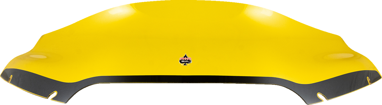 KLOCK WERKS Kolor Flare® Windshield - 6" - Yellow - '15-'25 FLTR KWW-01-0662