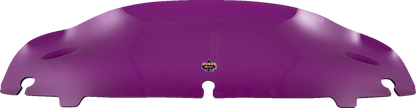 KLOCK WERKS Kolor Flare® Windshield - 4" - Purple - '14-'25 FLH/FLHT/FLHX KWW-01-0680