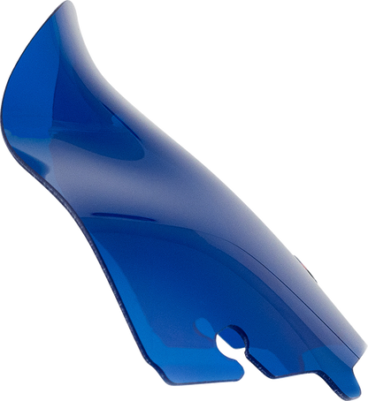 KLOCK WERKS Kolor Flare® Windshield - 6-1/2" - Blue - '14-'25 FLH/FLHT/FLHX KWW-01-0686
