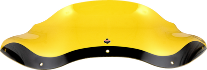 KLOCK WERKS Kolor Flare® Windshield - 8" - Yellow - '98-'13 FLTR KWW-01-0690