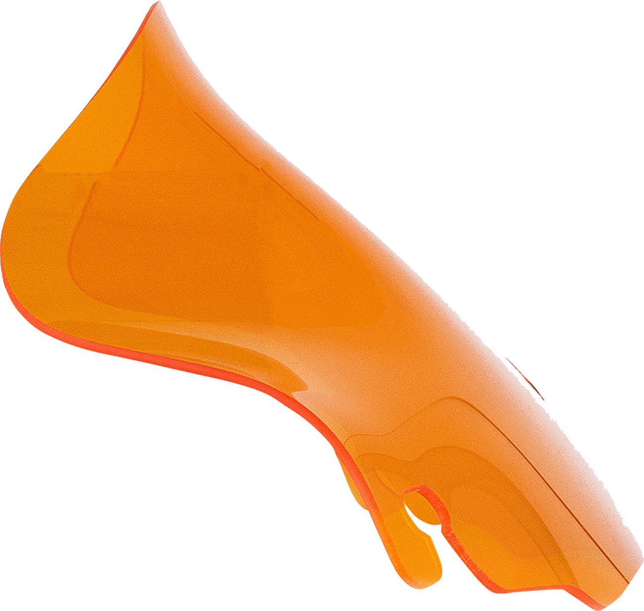KLOCK WERKS Kolor Flare® Windshield - 6-1/2" - Orange - '96-'13 FLHT/FLHX KWW-01-0695