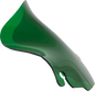 KLOCK WERKS Kolor Flare® Windshield - 6-1/2" - Green - '96-'13 FLHT/FLHX KWW-01-0698