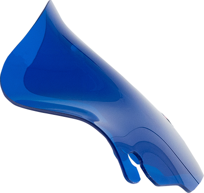 KLOCK WERKS Kolor Flare® Windshield - 6-1/2" - Blue - '96-'13 FLHT/FLHX KWW-01-0699