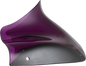 KLOCK WERKS Kolor Flare® Windshield - 8" - Purple - '98-'13 FLTR KWW-01-0694