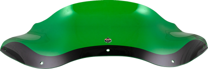 KLOCK WERKS Kolor Flare® Windshield - 8" - Green - '98-'13 FLTR KWW-01-0692