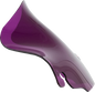 KLOCK WERKS Kolor Flare® Windshield - 6-1/2" - Purple - '96-'13 FLHT/FLHX KWW-01-0700