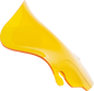 KLOCK WERKS Kolor Flare® Windshield - 6-1/2" - Yellow - '96-'13 FLHT/FLHX KWW-01-0696