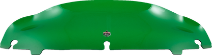 KLOCK WERKS Kolor Flare® Windshield - 4" - Green - '14-'25 FLH/FLHT/FLHX KWW-01-0678
