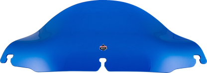 KLOCK WERKS Kolor Flare® Windshield - 6-1/2" - Blue - '96-'13 FLHT/FLHX KWW-01-0699